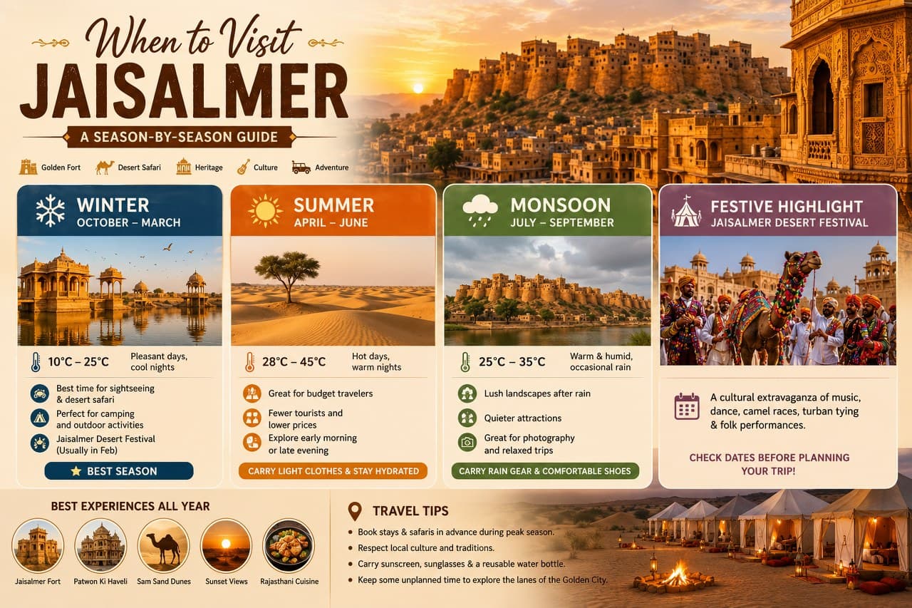 When to Visit Jaisalmer: A Season-by-Season Guide